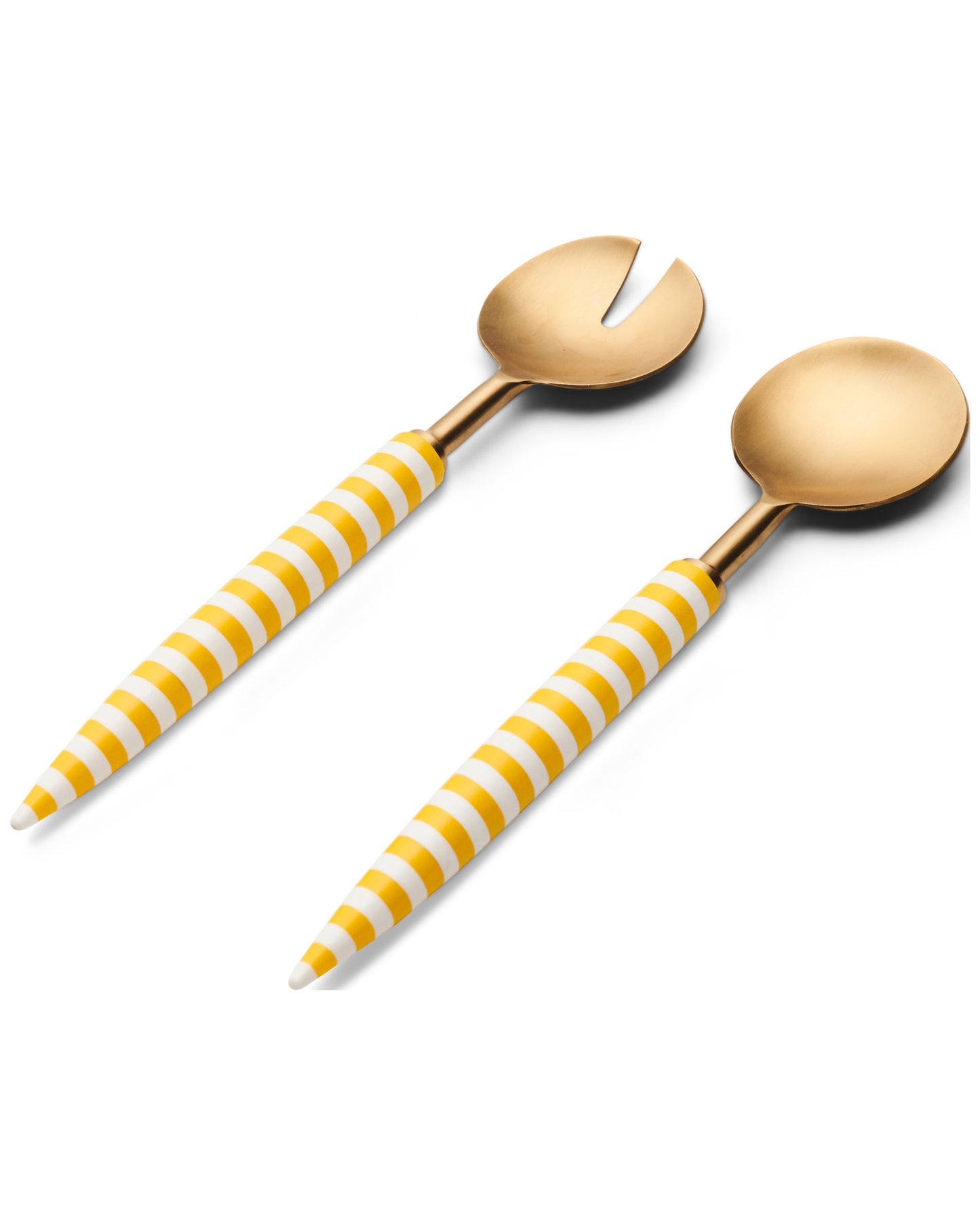 Kip & Co - Sole Brasserie stripe salad servers