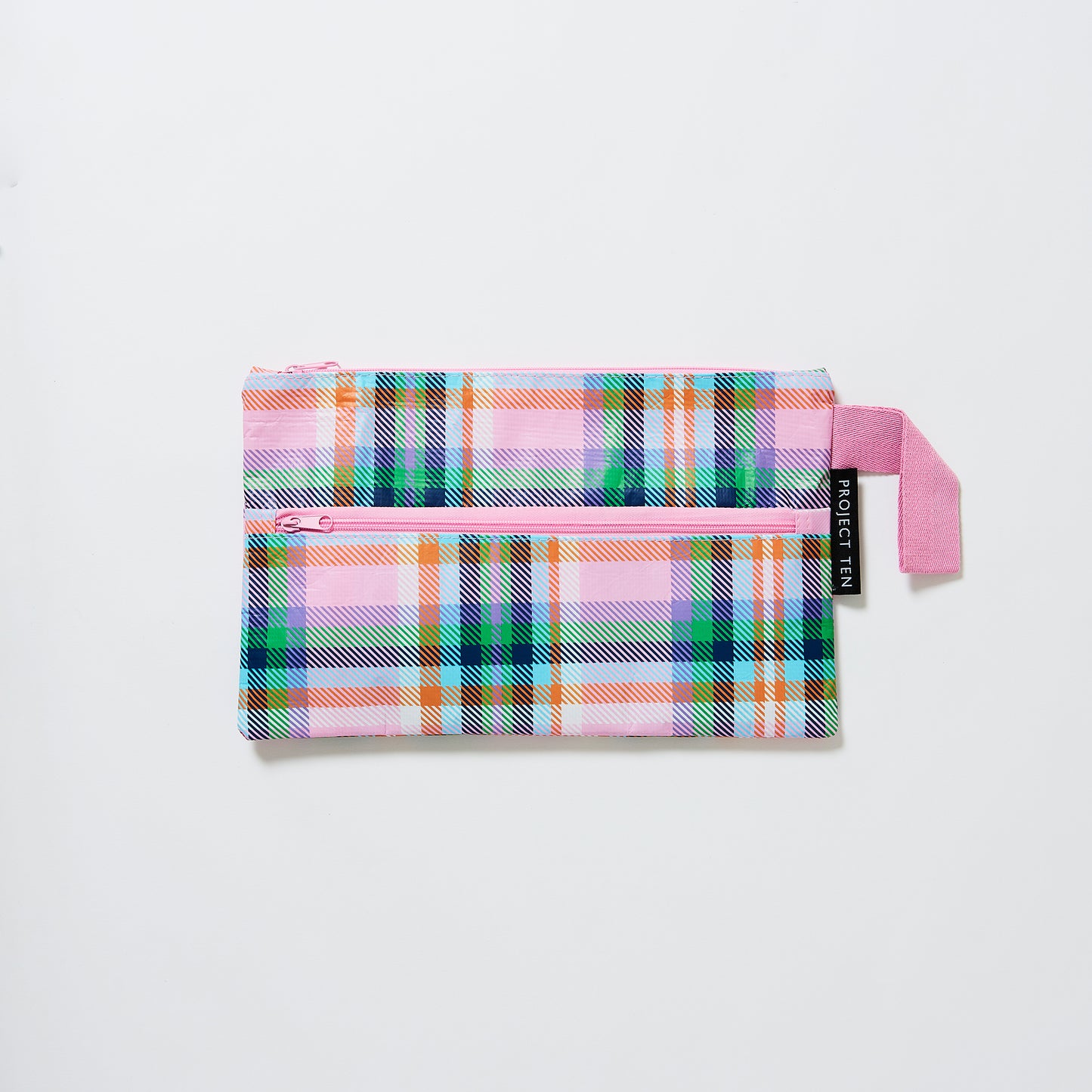 Project Ten - double zip pouch / pencil case