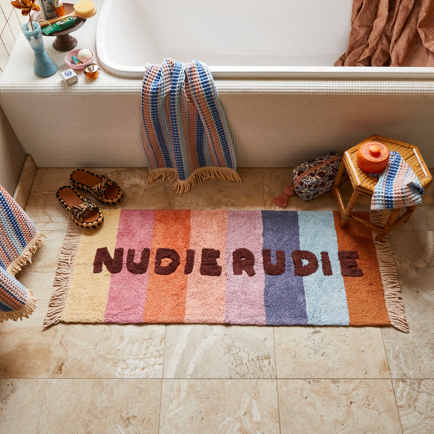 Sage x Clare - Valli nudie bath runner