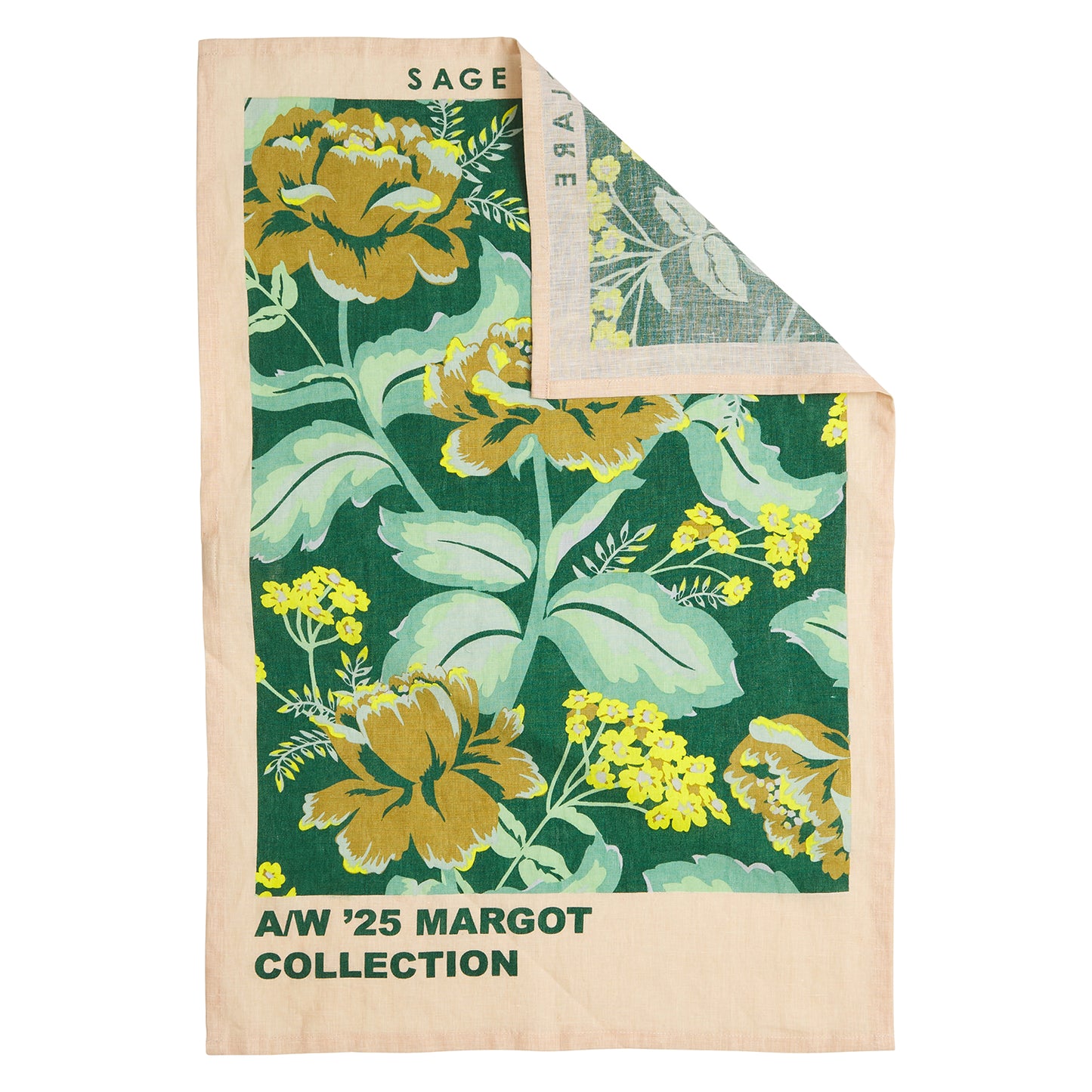 Sage x Clare - Margot tea towel