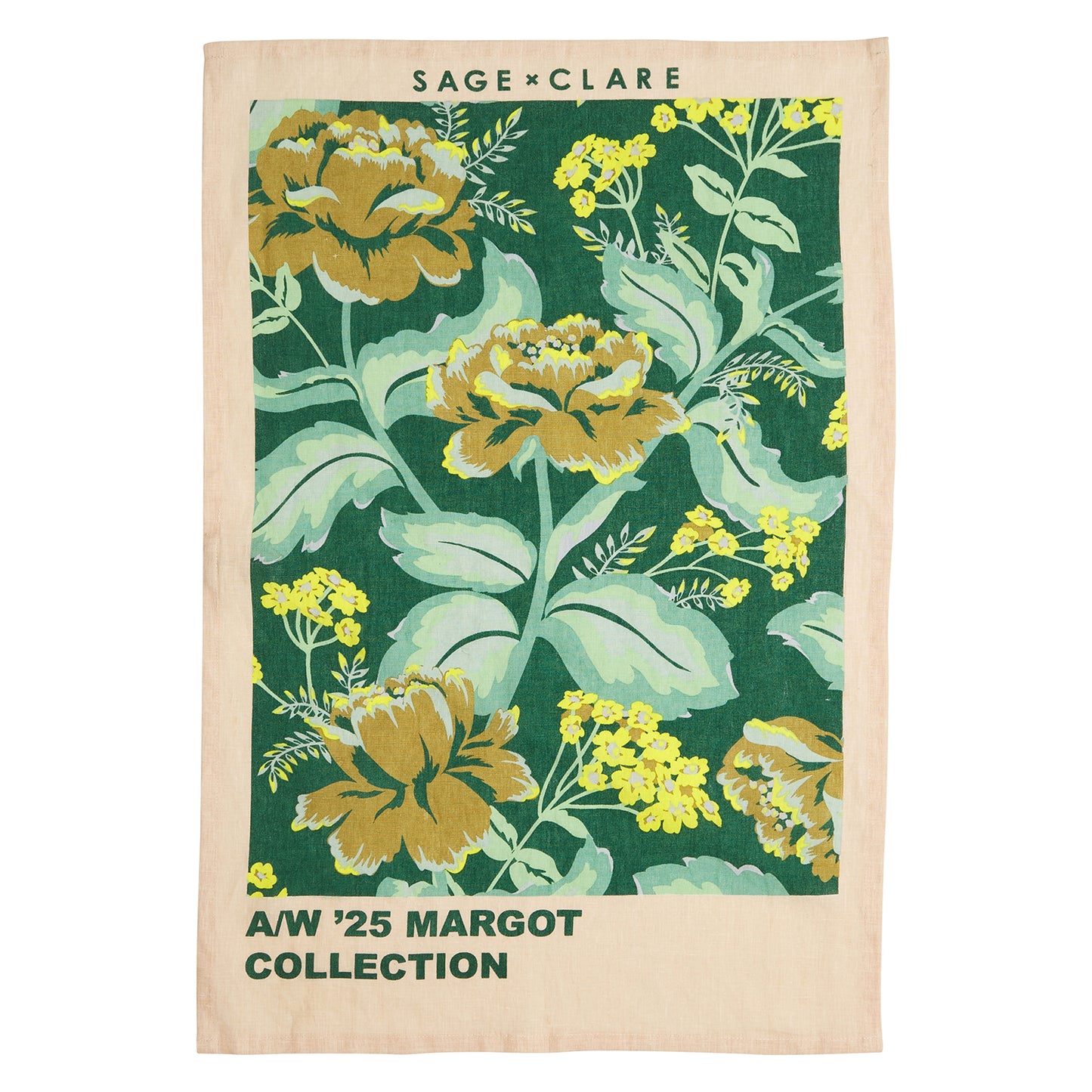 Sage x Clare - Margot tea towel