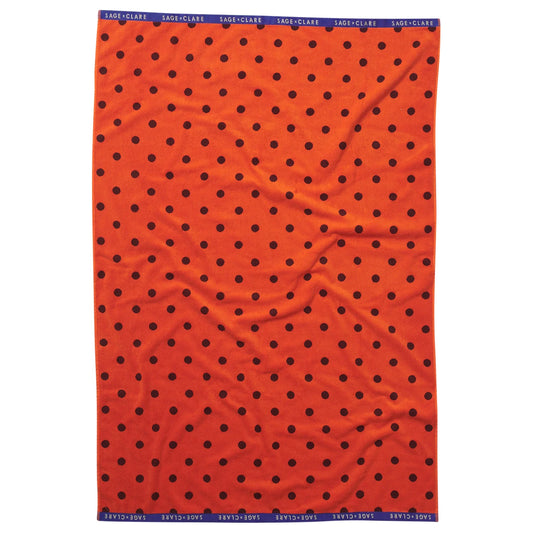 Sage x Clare - Paige Bath Sheet - Orangerie