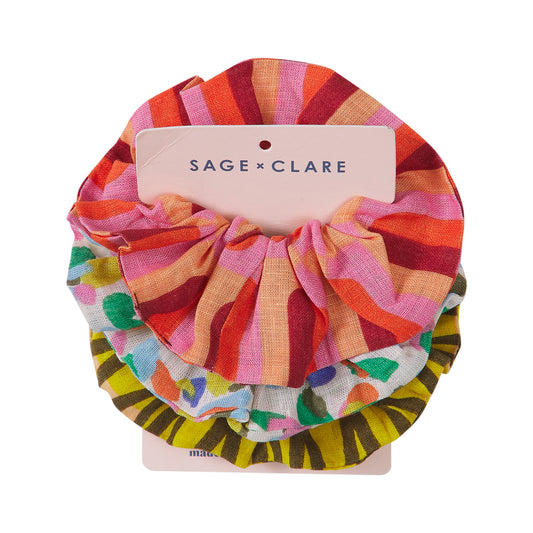 Sage x Clare - Scrunchie pack