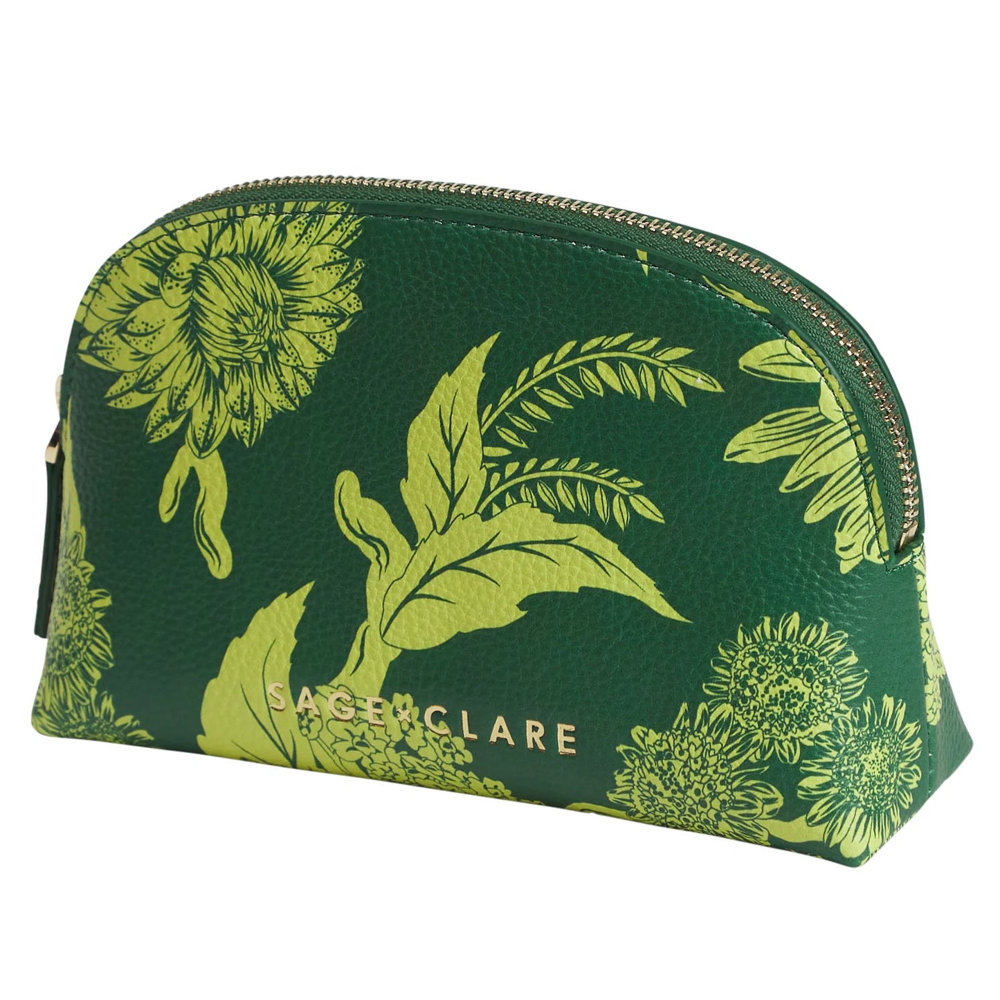 Sage x Clare - Delphine Cosmetic Pouch - Anise