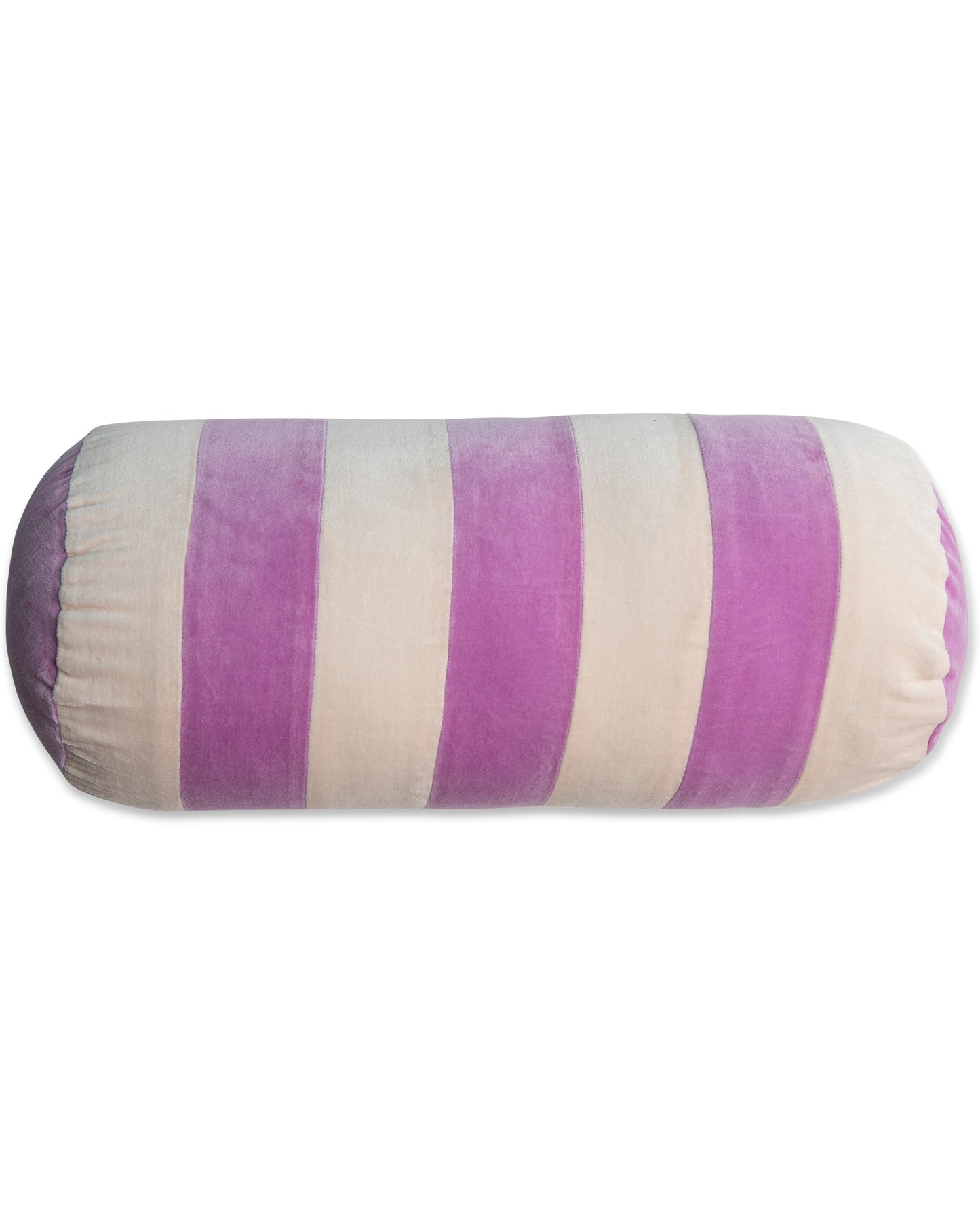 Kip & Co - Amethyst Pearl Velvet Bolster Cushion