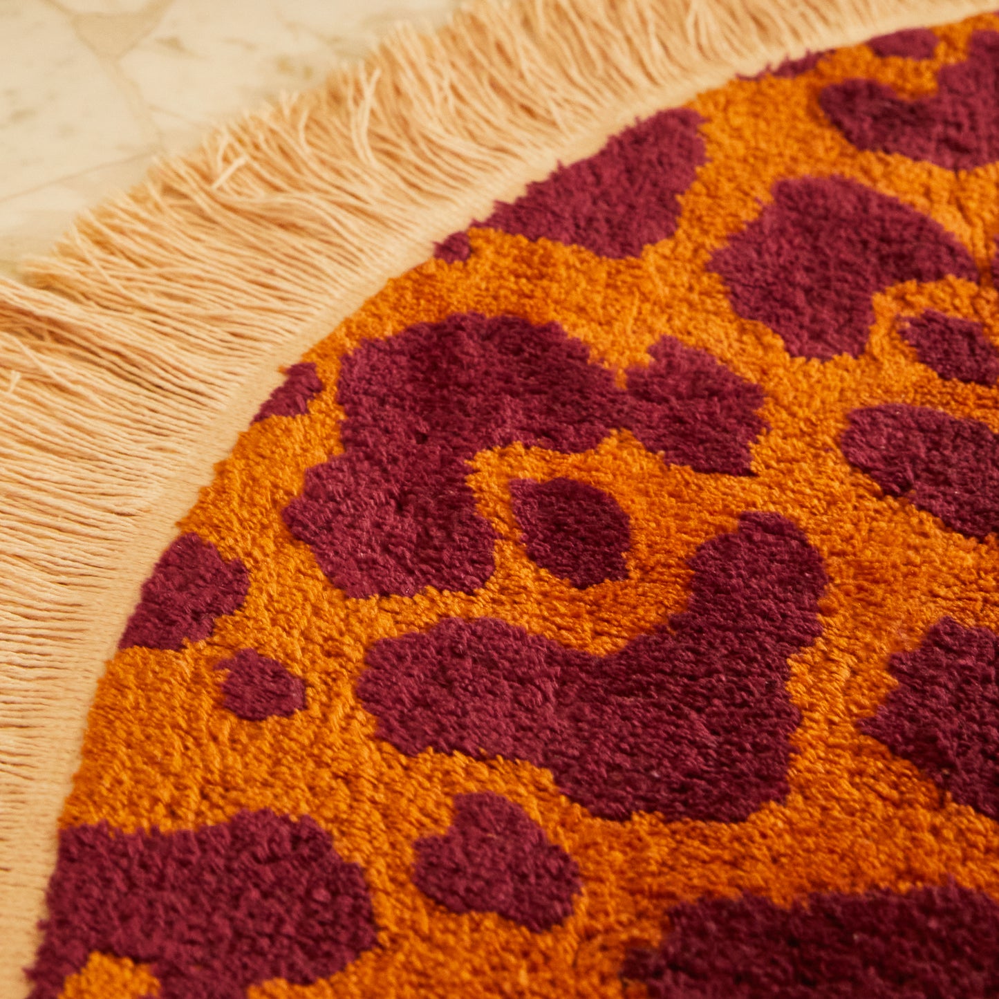 Sage x Clare - Odette round bath mat
