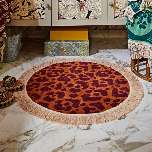 Sage x Clare - Odette round bath mat