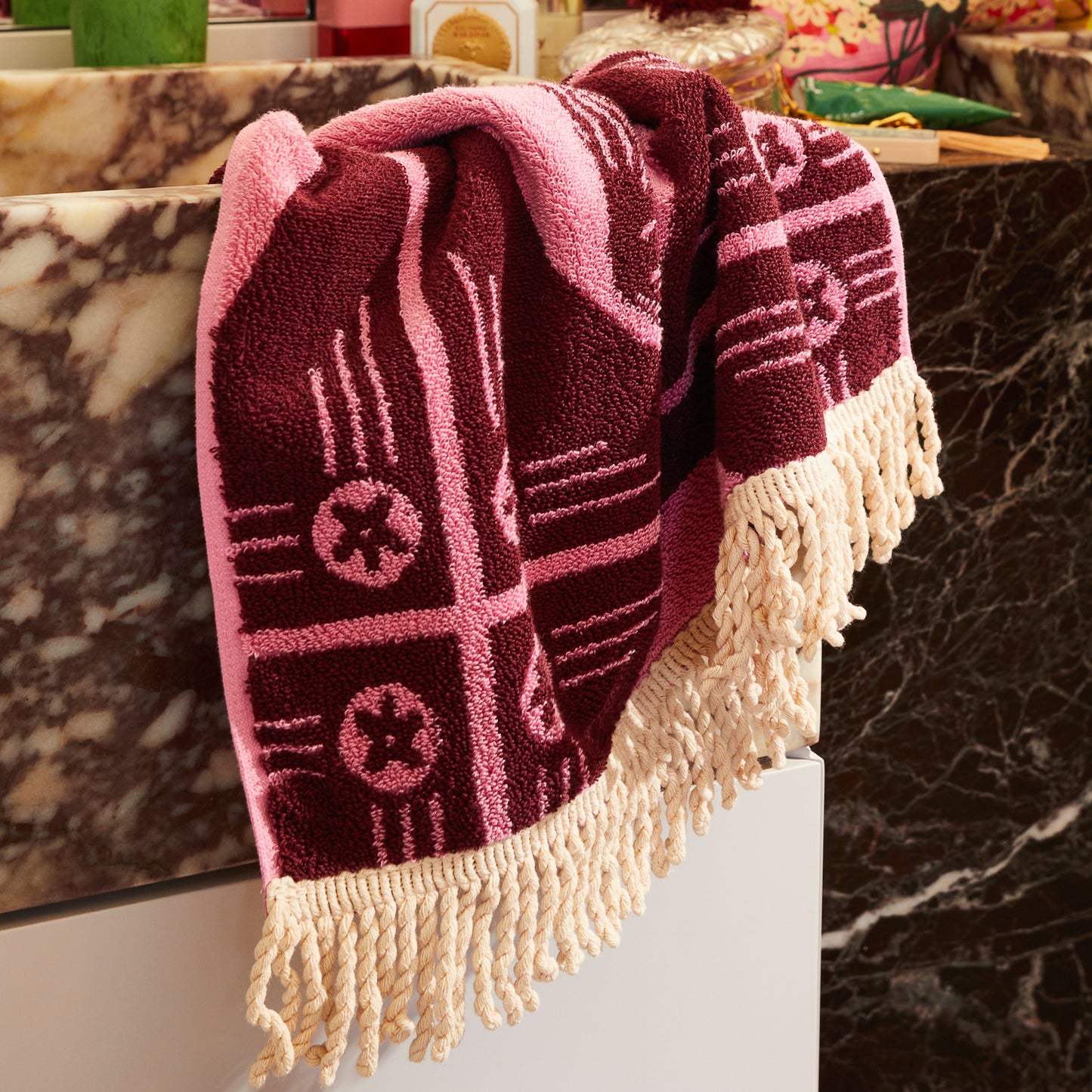 Sage x Clare - Gigi hand towel cosmo pink