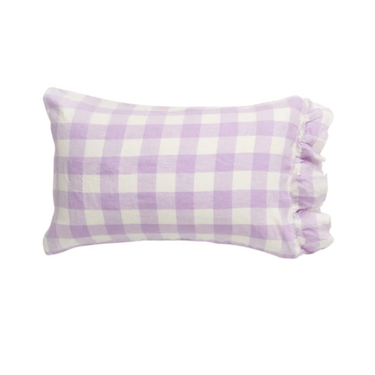 Society of Wanderers - Lilac Ruffle Pillowcase Set